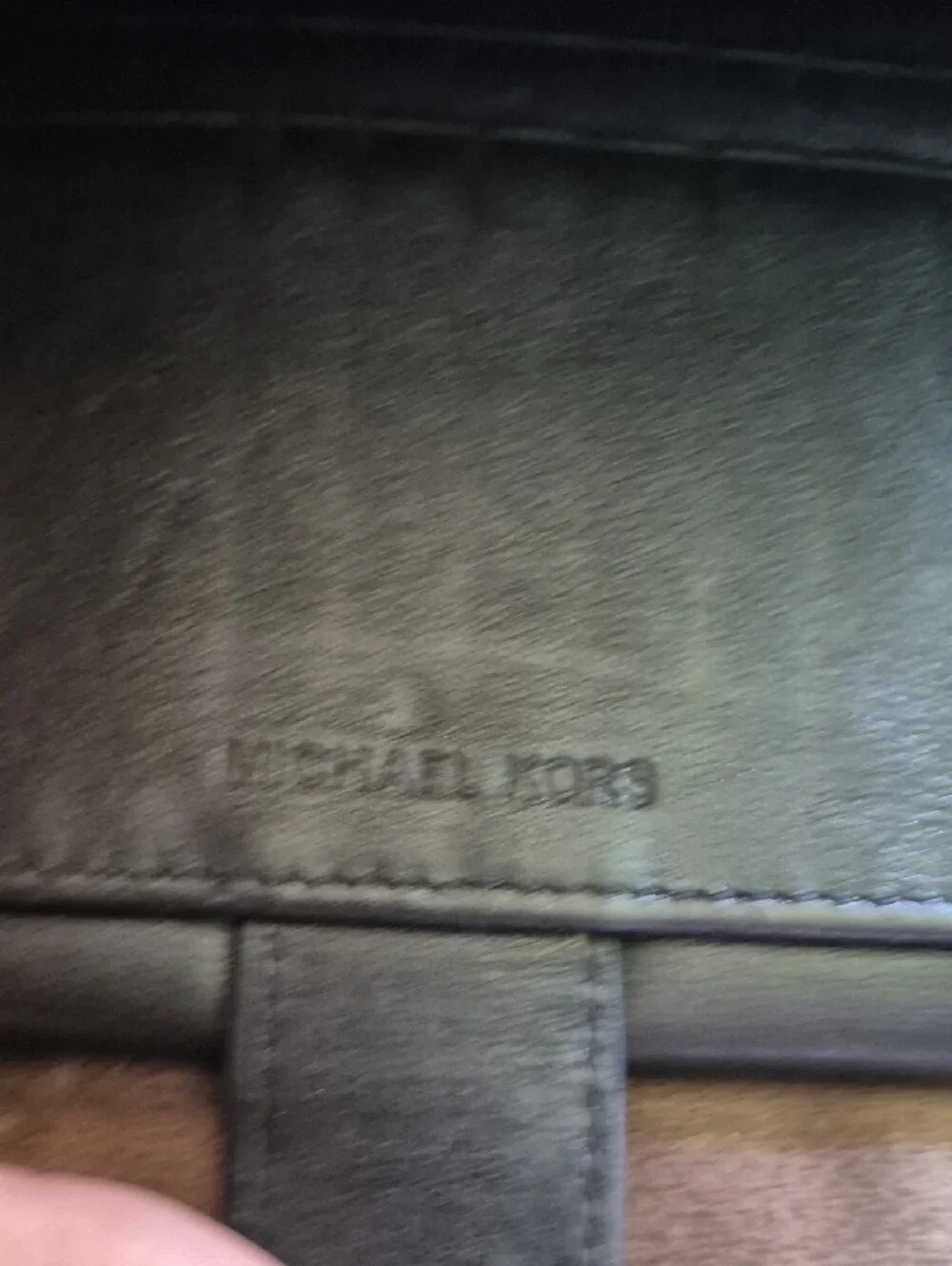 Michael Kors Florence Large Billfold Genuine Leather Black Clutch Wallet Purse